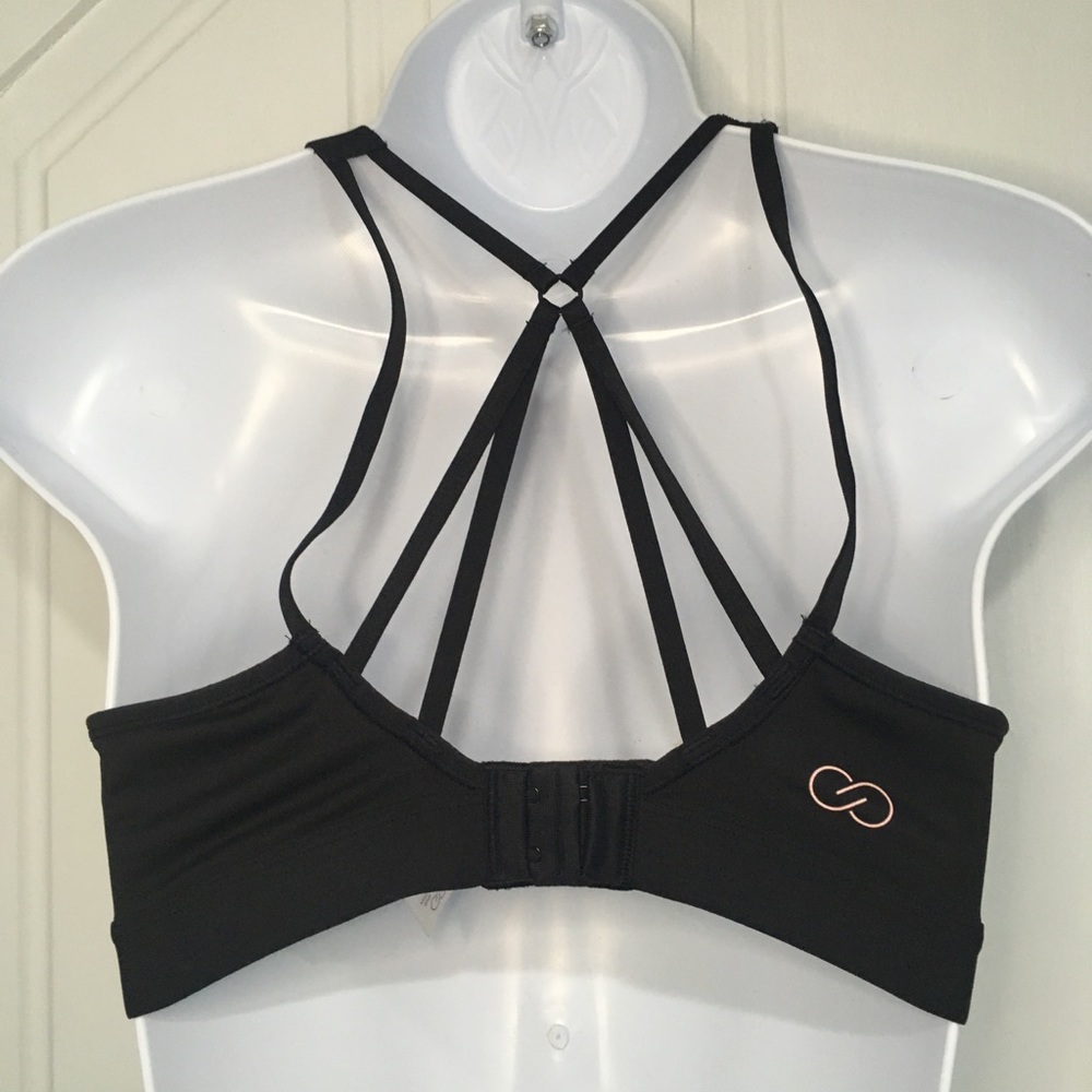 Black Strappy Sports Bra Calia by Carrie Underwood
